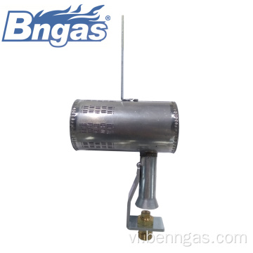 Đầu đốt gas ngắn bằng thép không gỉ có giá đỡ